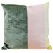 Jiti Indoor Rainbow Modern Contemporary Vertical Striped Cotton Velvet Square Throw Pillows Cushions for Sofa Chair 20 x 20