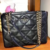 Kate Spade Bags | Kate Spade Quilted Crossbody | Color: Black/Gold | Size: Os