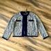 J. Crew Jackets & Coats | J Crew Open-Front Cropped Jacket In Contrast Tweed Nwt | Color: Blue/Cream | Size: L