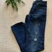 American Eagle Outfitters Jeans | American Eagle Slim Straight Leg Men's Distressed Denim Blue Jeans Size 28x30 | Color: Blue | Size: 28