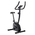 TechFit B250 Magnetisches Fitness Fahrrad Ergometer - Cardio - Fitnessfahrrad mit einstellbarem Sattel, Puls-Sensoren und LCDMonitor. Resistenter Heimtrainer für die perfekte Figur.