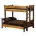 Fireside Lodge Hickory Bunk Bed Wood in Brown | 72 H x 43 W x 85 D in | Wayfair 80120E