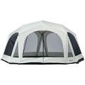 Outsunny 20 Person Tent w/ Portable Carry Bag Steel in Black | 100.5 H x 215.75 W x 200.75 D in | Wayfair A20-277CW