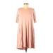 Philosophy Republic Clothing Casual Dress - Shift: Pink Solid Dresses - Women's Size X-Small