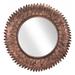 Bungalow Rose Montica Round Metal Framed Wall Mounted Accent Mirror Metal | 28.7 H x 28.7 W x 1.8 D in | Wayfair 7E2E188A509240F4B027BAD56361F233