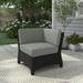 Red Barrel Studio® Patio Chair w/ Cushions Wicker/Rattan in Brown/Gray | 31 H x 30.5 W x 31.5 D in | Wayfair 4C6C94A760A141AE885354266554BEB4