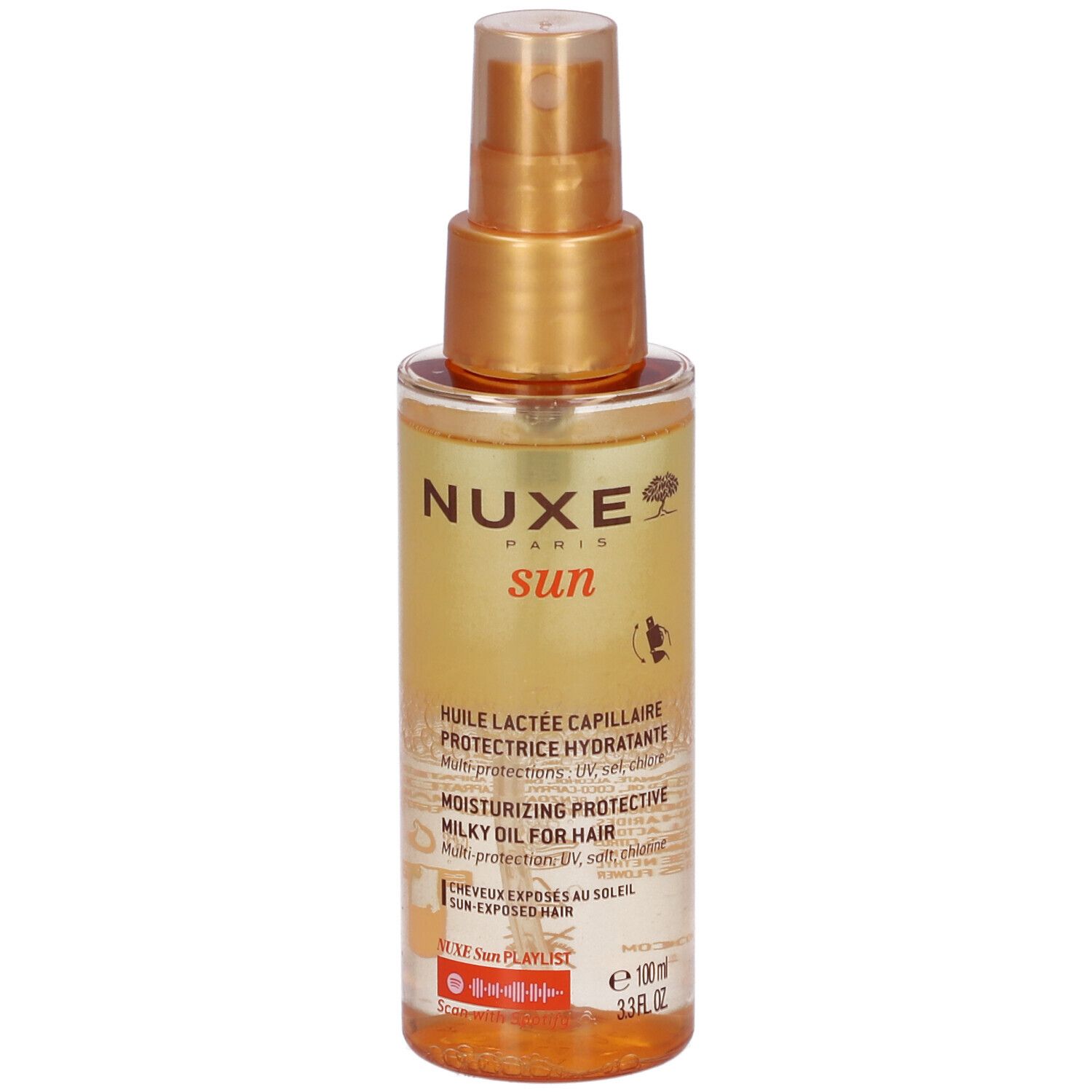 Nuxe Sun Olio Latte Protettivo Per Capelli 100 ml Soluzione