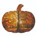 17" Yellow Orange Autumn Leaves Pumpkin Thanksgiving Wall Decor