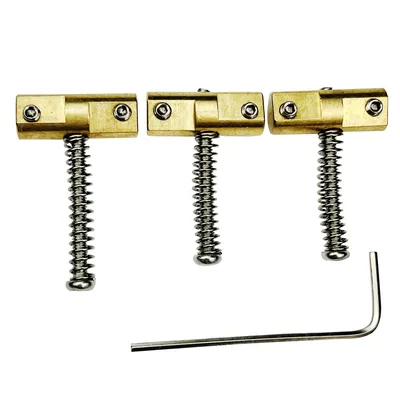 Wilkinson WTB 10.8mm Vintage style Compensated Brass Bridge Saddles for TL Electric Guitar Bridge