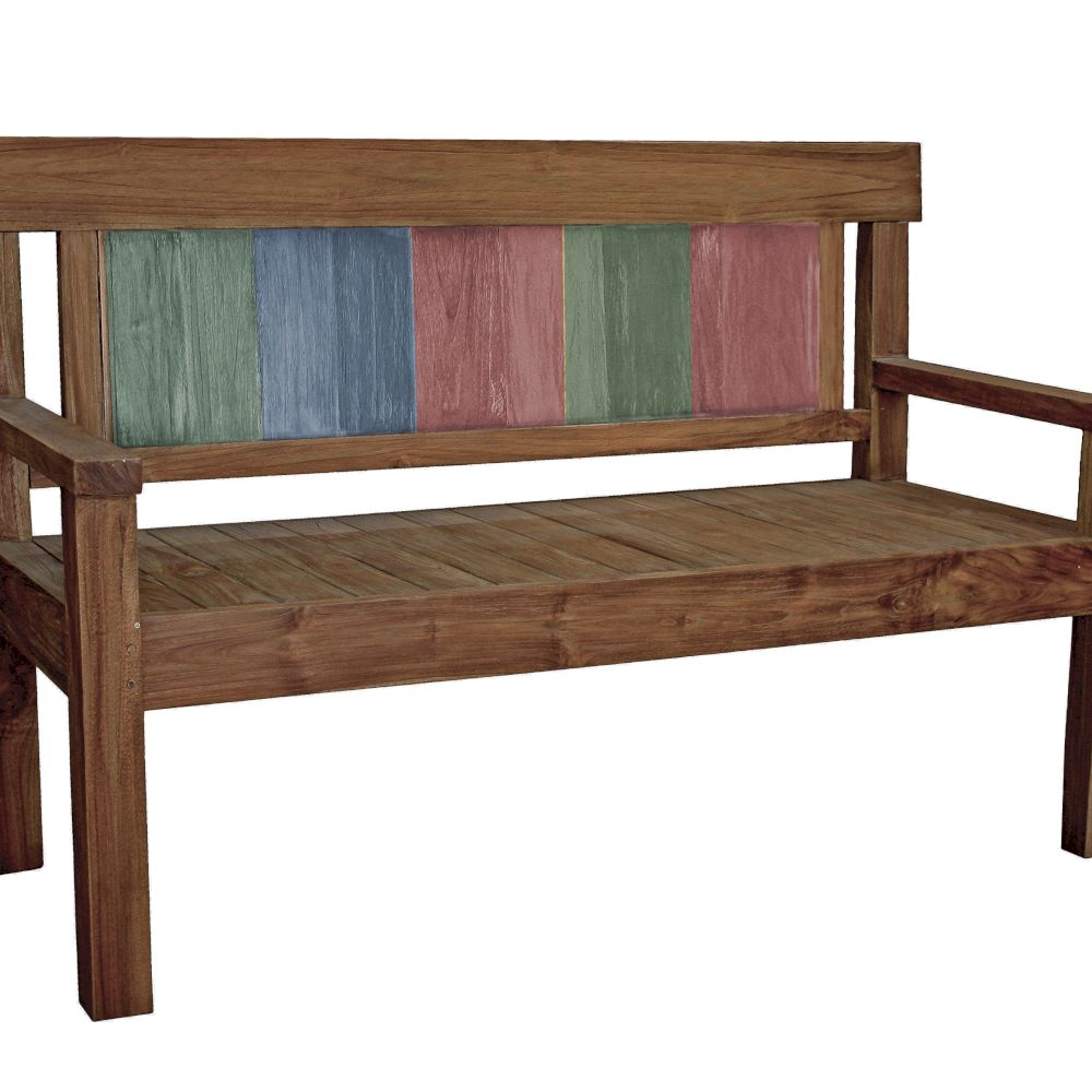 GartenZeit »Timor« Bank 3-Sitzer Teakholz Image