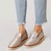 Free People Shoes | Free People Silver Snake Eye Loafers Size 38/7.5 | Color: Silver | Size: 38eu