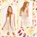 Free People Dresses | Free People Voile And Lace Trapeze Slip Dress In Tea Combo (Cream) | Color: Cream | Size: Various