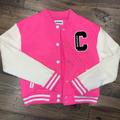 Converse Jackets & Coats | Converse Varsity Jacket | Color: Pink | Size: 12g