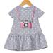 Kate Spade Dresses | Kate Spade Girls' Polka Dot Printed Dress 12m | Color: Gray/Pink | Size: 12-18mb