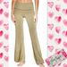 Free People Pants & Jumpsuits | Free People Division Knit Flared Yoga Pants In Army | Color: Green | Size: L