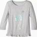 Lilly Pulitzer Shirts & Tops | Lilly Pulitzer Nwt Girls Frazier Top Heathered Seaside Grey Flamingo Size S | Color: Red | Size: Sg