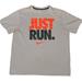 Nike Shirts | Nike Dri Fit Mens Size Xl Shirt Just Run Gym Training Running Casual | Color: Gray | Size: Xl