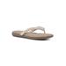 Women's Freedom Thong Sandal by Cliffs in Gold Metallic Smooth (Size 6 1/2 M)