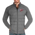 Men's Antigua Steel Buffalo Bandits Altitude Full-Zip Jacket