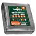 Tarpco Safety 25 ft. x 40 ft. 7 Mil Heavy Duty Polyethylene Tarp, Waterproof, Rip & Tear Proof Aluminum in Gray | 1 H x 25 W x 40 D in | Wayfair