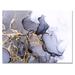East Urban Home and Shiny Golden Alcohol Ink - Print on Canvas in Gray | 12 H x 20 W x 1 D in | Wayfair 2D57ED6AB5624FC09B32F19D24BFDCE4