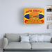 Trinx Burger Universe by Mark Frost - Wrapped Canvas Graphic Art Canvas in White/Black | 35 H x 47 W x 2 D in | Wayfair