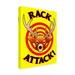Trinx Rack Attack by Mark Frost - Wrapped Canvas Graphic Art Canvas in Brown/Red/Yellow | 24 H x 18 W x 2 D in | Wayfair