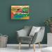 Rosalind Wheeler Apple Pond Farm Fall by Mark Frost - Wrapped Canvas Graphic Art Canvas in Blue/Green/Red | 14 H x 19 W x 2 D in | Wayfair