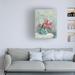 Red Barrel Studio® Carol Rowan "Spring Bouquet I" Canvas Art Canvas, Cotton in Blue/Gray/Pink | 24 H x 18 W x 2 D in | Wayfair