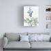 Red Barrel Studio® Wild Apple Portfolio "Summer Botanicals II" Canvas Art Canvas, Wood in White/Black | 47 H x 35 W x 2 D in | Wayfair