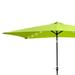 Arlmont & Co. 10 X 6.5t Rectangular Patio Solar Led Lighted Outdoor Umbrellas w/ Crank & Push Button Tilt For Garden Backyard Pool Swimming Pool | Wayfair