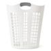 Gracious Living Easy Carry Flex 87 L Plastic Dirty Clothes Laundry Hamper, White Plastic in Gray/White | 30 H x 23 W x 16 D in | Wayfair 91786-5C