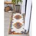 Blue/Green 87 x 27 x 0.3 in Area Rug - Well Woven Dorado Arid Modern Indoor/Outdoor Medallion Persian Ivory Hi-Lo Area Rug | Wayfair DO-502-2