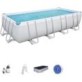 Piscine Hors-sol Tubulaire Bestway Power Steel 549x274x122 cm Filtre à Sable de 5.678 litres/heure