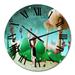 Designart 'White Rabbit Alice In Wonderland II' Children's Art wall clock