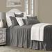 HiEnd Accents Luna Washed Linen Bedspread Set, 3PC