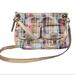 Coach Bags | Coach Sequin Poppy Madras Plaid Convertible Crossbody Shoulder Bag Gold Metallic | Color: Gold | Size: Os