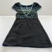 Free People Dresses | Free People Gray Knit Dress Sz Small Short Sleeves Grey Pullover V-Neck | Color: Gray | Size: S