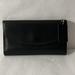 Coach Bags | Coach Vintage Black Leather Trifold Envelope Checkbook Wallet | Color: Black | Size: Os