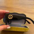 Gucci Accessories | Gucci Oversized Square Sunglasses | Color: Black/Gold | Size: Os