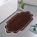 Red Barrel Studio® Allure Collection 100% Cotton Bath Rug w/ Spray Latex Backing 100% Cotton in Brown | 24 W in | Wayfair