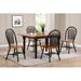 One Allium Way® Azizi Butterfly 5 Piece Dining Set Wood in White | Wayfair 2D500A0D98B943BCA670892B4AE56F6B