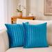 Everly Quinn Velvet Cushion Pillow Cover Velvet in Blue | 18 H x 18 W x 2.5 D in | Wayfair 707193F8032A48EFB62E22A40B407D2F