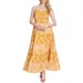 Jessica Simpson Women's Alanis Tiered Dress, XL