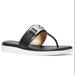 Michael Kors Shoes | Michael Kors Briar Thong Sandals | Color: Black/White | Size: 7.5