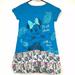 Disney Dresses | Disney Parks Minnie Mouse Paisley Blue Tunic Dress Small | Color: Blue/White | Size: Sg