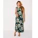 Zara Dresses | Nwt Zara Woman Tie-Dye Linen Blend Limited Edition Dress Size Sx | Color: Green/Yellow | Size: Xs