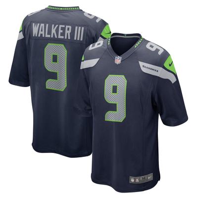 Seattle Seahawks Nike Heimtrikot - College Marineblau - Kenneth Walker III - Herren Image