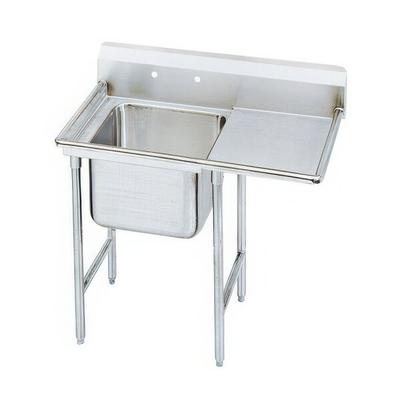 Advance Tabco 9-81-20-18 Super Saver One Compartment Pot Sink with One Drainboard - 44" - Right Drainboard