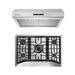 Empava 2 Piece Kitchen Package w/ 30" Gas Cooktop & 30" Ducted Under Cabinet Range Hood in Gray | Wayfair EMPV-30GC5B70C-30RH07